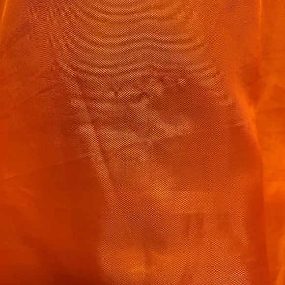 Arctic Pole Flight MA-1 Bomber Jacket Mens Size Large Black Orange Reversible - Picture 10 of 11